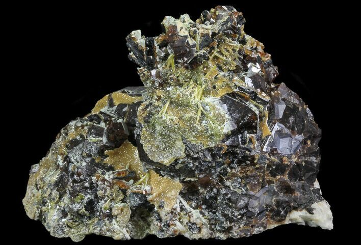 Garnet Cluster with Feldspar and Epidote- Pakistan #38732